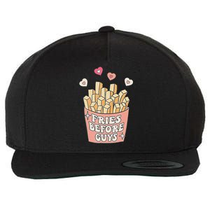 Fries Before Guys Cute Valentine's Day Wool Snapback Cap