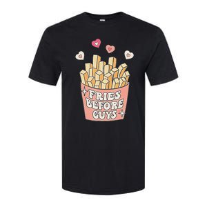 Fries Before Guys Cute Valentine's Day Softstyle CVC T-Shirt