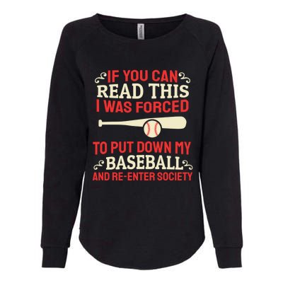 Funny Baseball Game Player Bat Pitch Homerun Gift Baseballer Great Gift Womens California Wash Sweatshirt