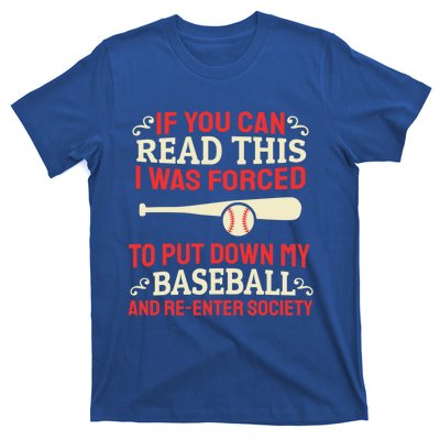 Funny Baseball Game Player Bat Pitch Homerun Gift Baseballer Great Gift T-Shirt