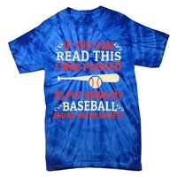 Funny Baseball Game Player Bat Pitch Homerun Gift Baseballer Great Gift Tie-Dye T-Shirt