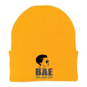 Funny Bae Gift Best Auntie Ever Gift Knit Cap Winter Beanie