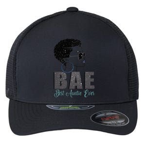 Funny Bae Gift Best Auntie Ever Gift Flexfit Unipanel Trucker Cap