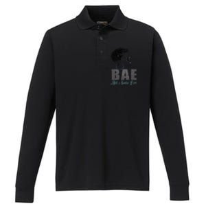 Funny Bae Gift Best Auntie Ever Gift Performance Long Sleeve Polo