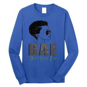 Funny Bae Gift Best Auntie Ever Gift Long Sleeve Shirt