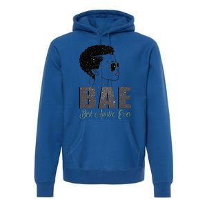 Funny Bae Gift Best Auntie Ever Gift Premium Hoodie