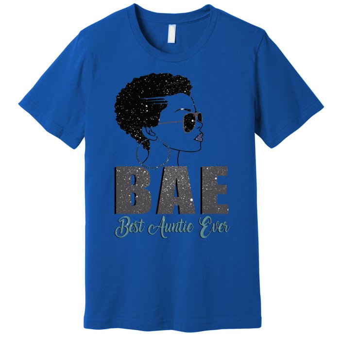 Funny Bae Gift Best Auntie Ever Gift Premium T-Shirt