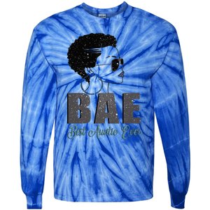 Funny Bae Gift Best Auntie Ever Gift Tie-Dye Long Sleeve Shirt