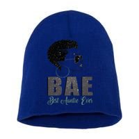 Funny Bae Gift Best Auntie Ever Gift Short Acrylic Beanie