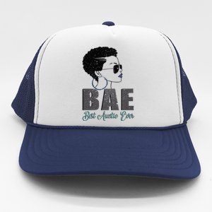 Funny Bae Gift Best Auntie Ever Gift Trucker Hat