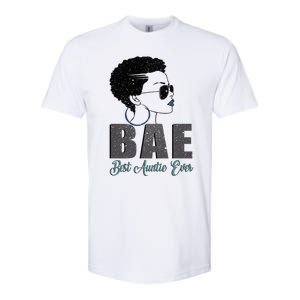 Funny Bae Gift Best Auntie Ever Gift Softstyle CVC T-Shirt