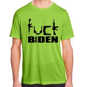 F*ck Biden Guns Logo Adult ChromaSoft Performance T-Shirt