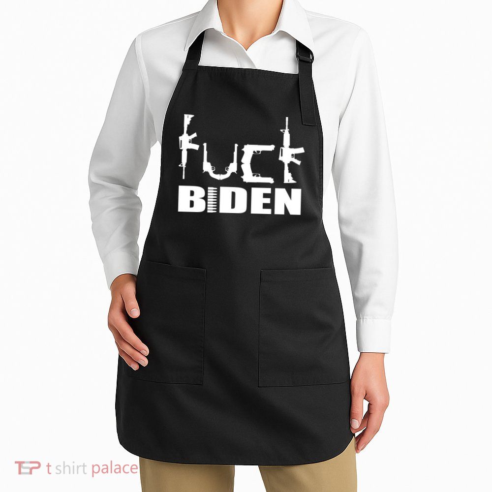 F*ck Biden Guns Logo Apron