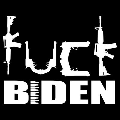 F*ck Biden Guns Logo T-Shirt