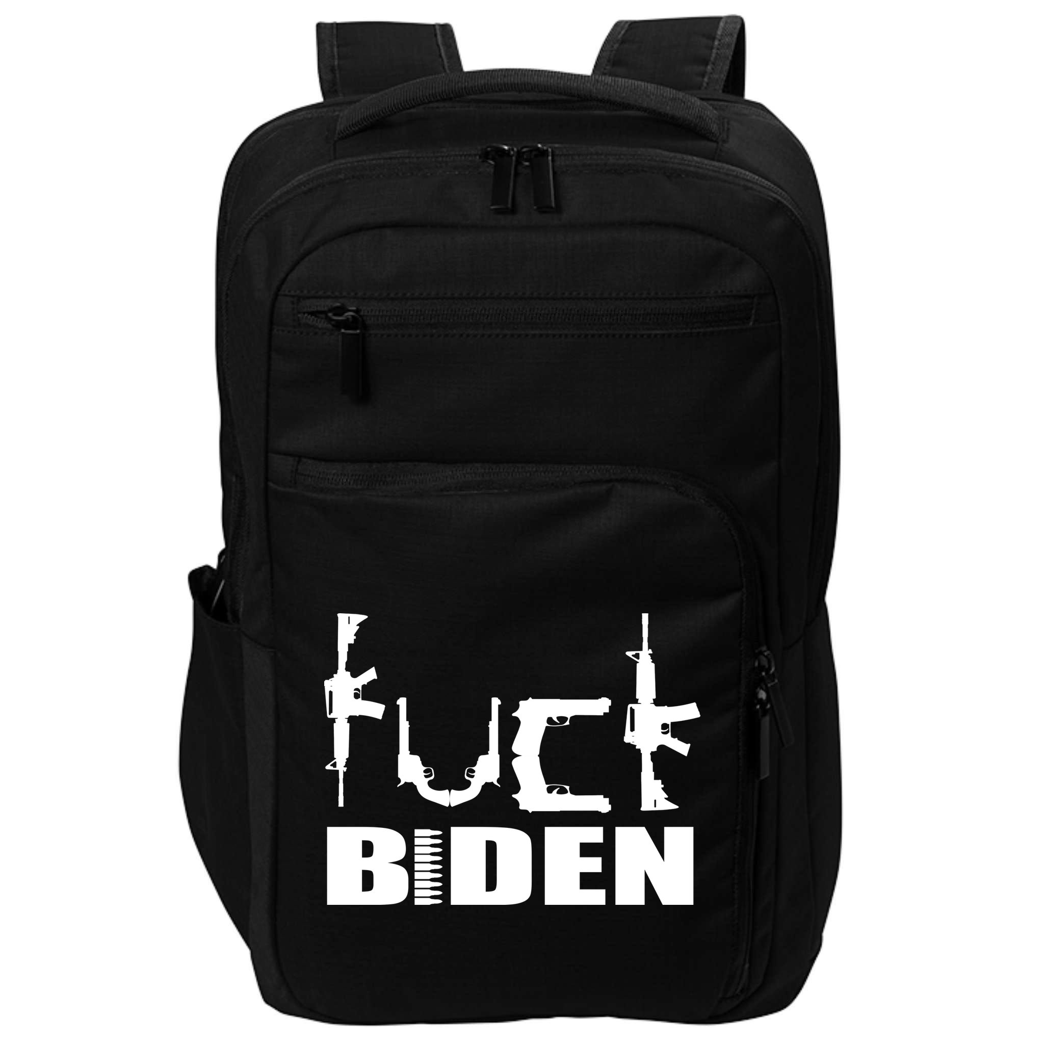 F*ck Biden Guns Logo Impact Tech Backpack