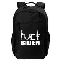 F*ck Biden Guns Logo Daily Commute Backpack