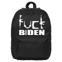 F*ck Biden Guns Logo 16 in Basic Backpack