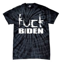 F*ck Biden Guns Logo Tie-Dye T-Shirt