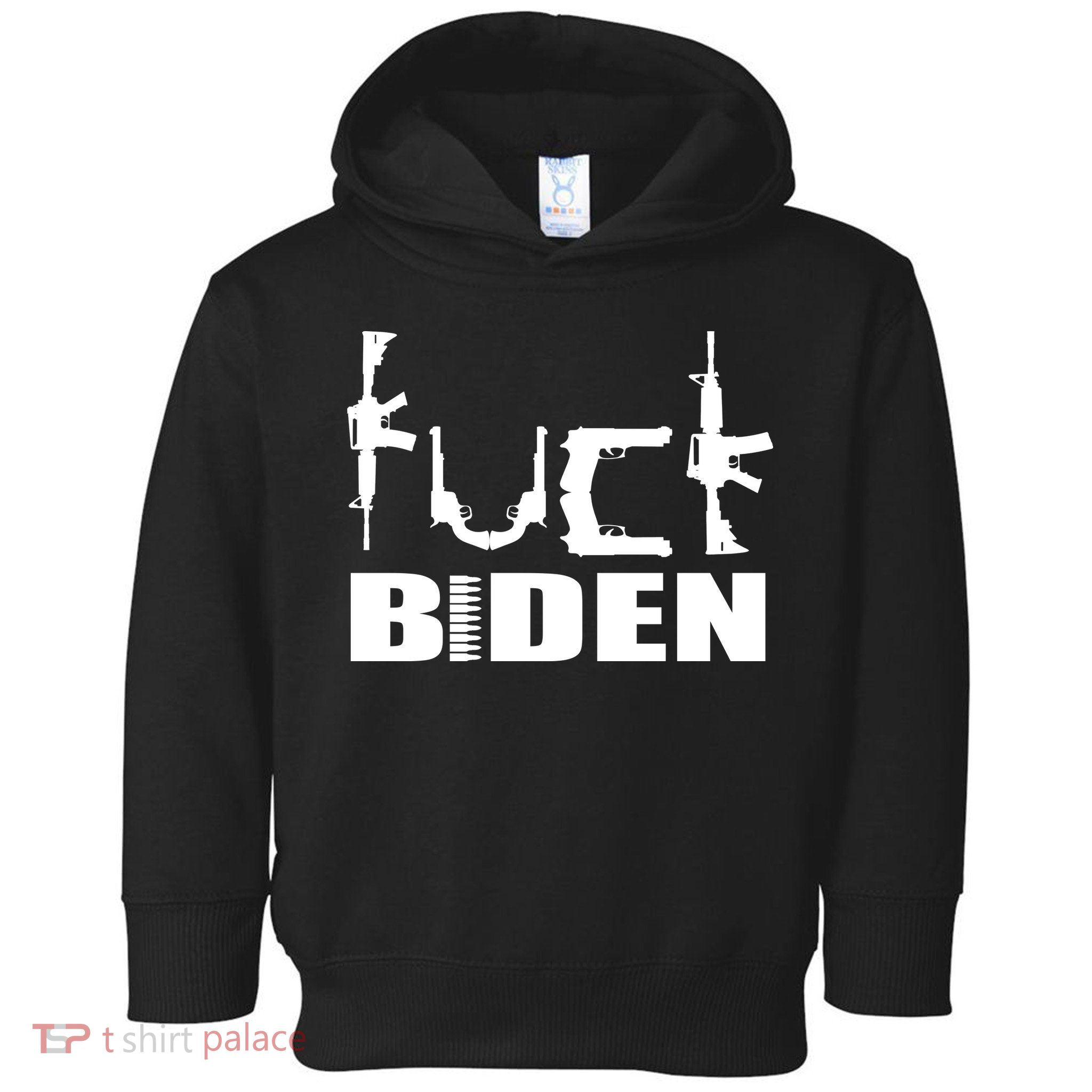 F*ck Biden Guns Logo Toddler Hoodie