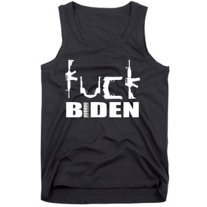 F*ck Biden Guns Logo Tank Top