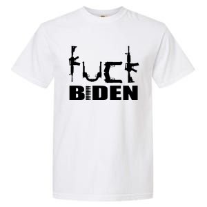 F*ck Biden Guns Logo Garment-Dyed Heavyweight T-Shirt