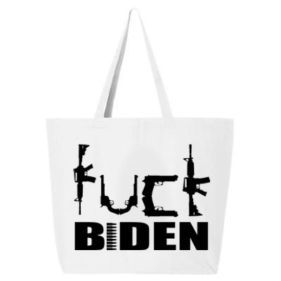 F*ck Biden Guns Logo 25L Jumbo Tote