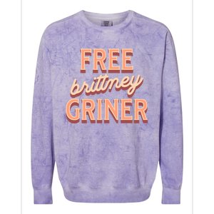 Free Brittney Griner Colorblast Crewneck Sweatshirt