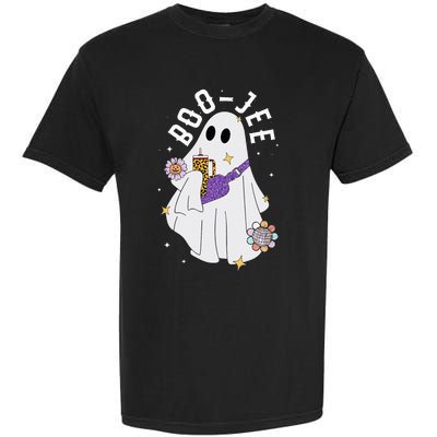 Funny Boojee Ghost Halloween Boo Jee Ghost Spooky Garment-Dyed Heavyweight T-Shirt