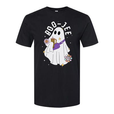 Funny Boojee Ghost Halloween Boo Jee Ghost Spooky Softstyle® CVC T-Shirt