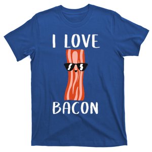 Funny Bacon Gift For Cool Geeky I Love Bacon T-Shirt