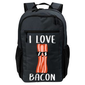 Funny Bacon Gift For Cool Geeky I Love Bacon Daily Commute Backpack