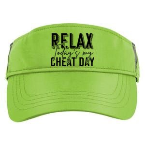 Funny Bodybuilder Gift Fitness Gym Workout Cheat Day Funny Gift Adult Drive Performance Visor