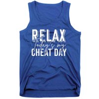 Funny Bodybuilder Gift Fitness Gym Workout Cheat Day Funny Gift Tank Top