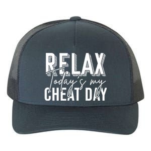 Funny Bodybuilder Gift Fitness Gym Workout Cheat Day Funny Gift Yupoong Adult 5-Panel Trucker Hat