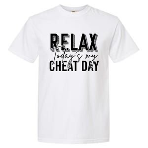 Funny Bodybuilder Gift Fitness Gym Workout Cheat Day Funny Gift Garment-Dyed Heavyweight T-Shirt