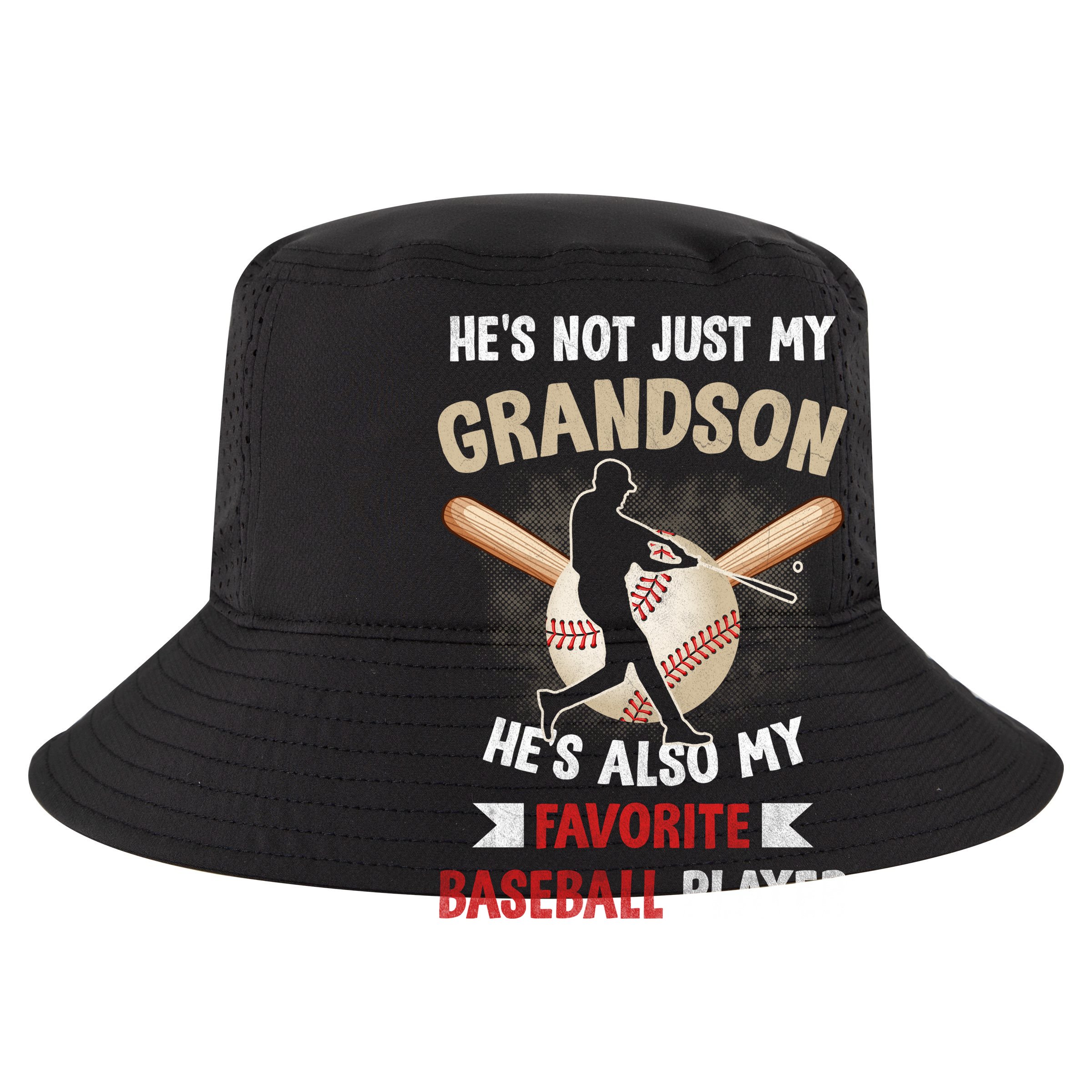 Funny Baseball Grandpa Grandson My Favorite Baseball Player Mug