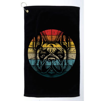 French Bulldog Gift Frenchie Dog Lover Dogfather Golf Towel