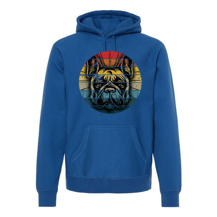 French Bulldog Gift Frenchie Dog Lover Dogfather Premium Hoodie