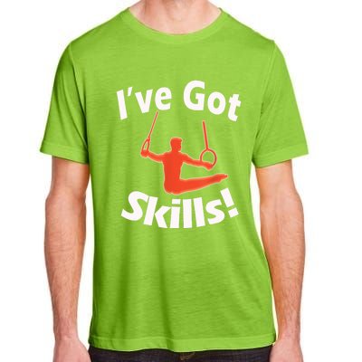 Funny Boys Gymnastics I've Got Skills Gift T Adult ChromaSoft Performance T-Shirt