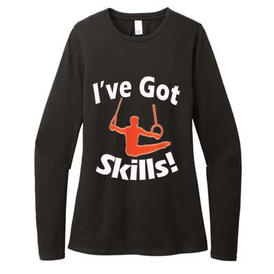 Funny Boys Gymnastics I've Got Skills Gift T Womens CVC Long Sleeve Shirt