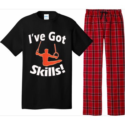 Funny Boys Gymnastics I've Got Skills Gift T Pajama Set