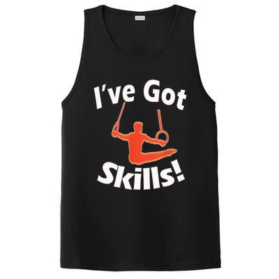 Funny Boys Gymnastics I've Got Skills Gift T PosiCharge Competitor Tank