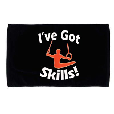 Funny Boys Gymnastics I've Got Skills Gift T Microfiber Hand Towel