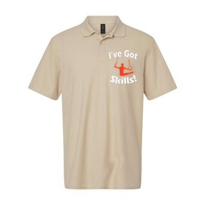 Funny Boys Gymnastics I've Got Skills Gift T Softstyle Adult Sport Polo