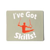 Funny Boys Gymnastics I've Got Skills Gift T Mousepad