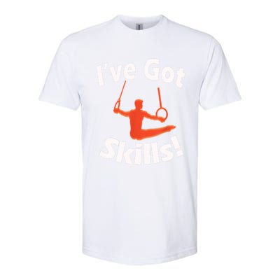 Funny Boys Gymnastics I've Got Skills Gift T Softstyle CVC T-Shirt