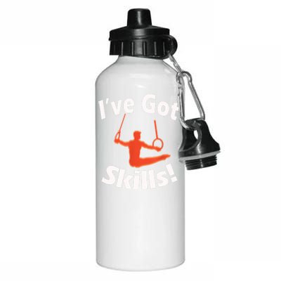 Funny Boys Gymnastics I've Got Skills Gift T Aluminum Water Bottle