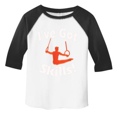 Funny Boys Gymnastics I've Got Skills Gift T Toddler Fine Jersey T-Shirt