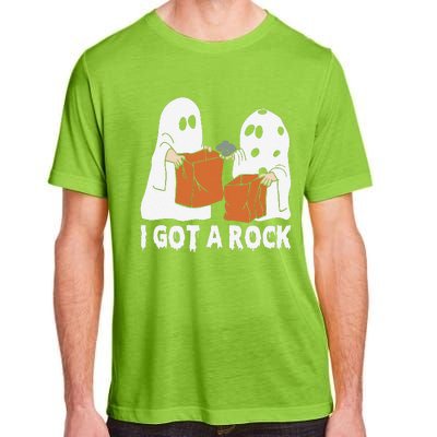 Funny Boo Ghost Scary I Got A Rock Halloween Adult ChromaSoft Performance T-Shirt