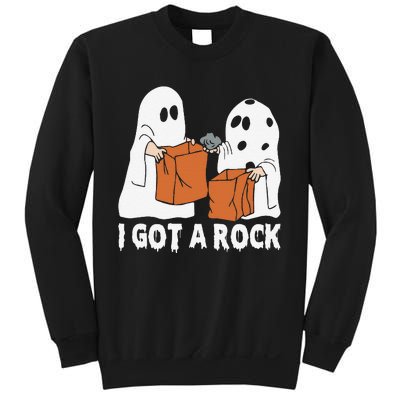 Funny Boo Ghost Scary I Got A Rock Halloween Sweatshirt